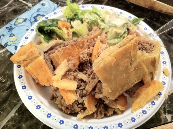Plate of Meat Pie