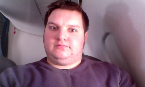 Kyle in the plane